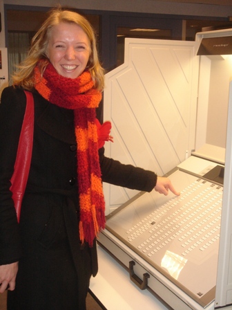 Bij het stembureau