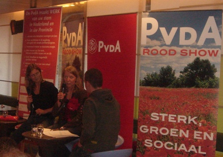 Sophie Hilbrand en Filemon Wesselink interviewen mij